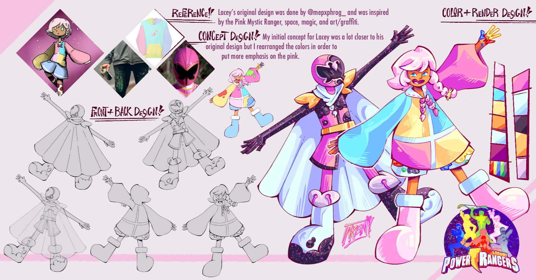 Lacey Character Design