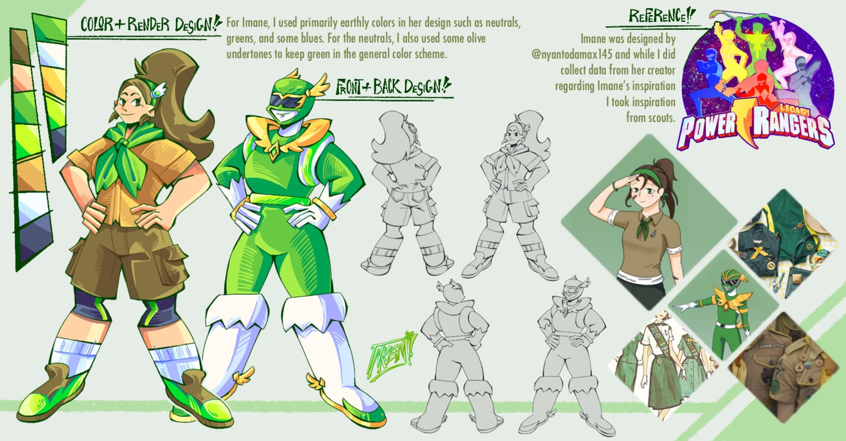 Imane Character Design