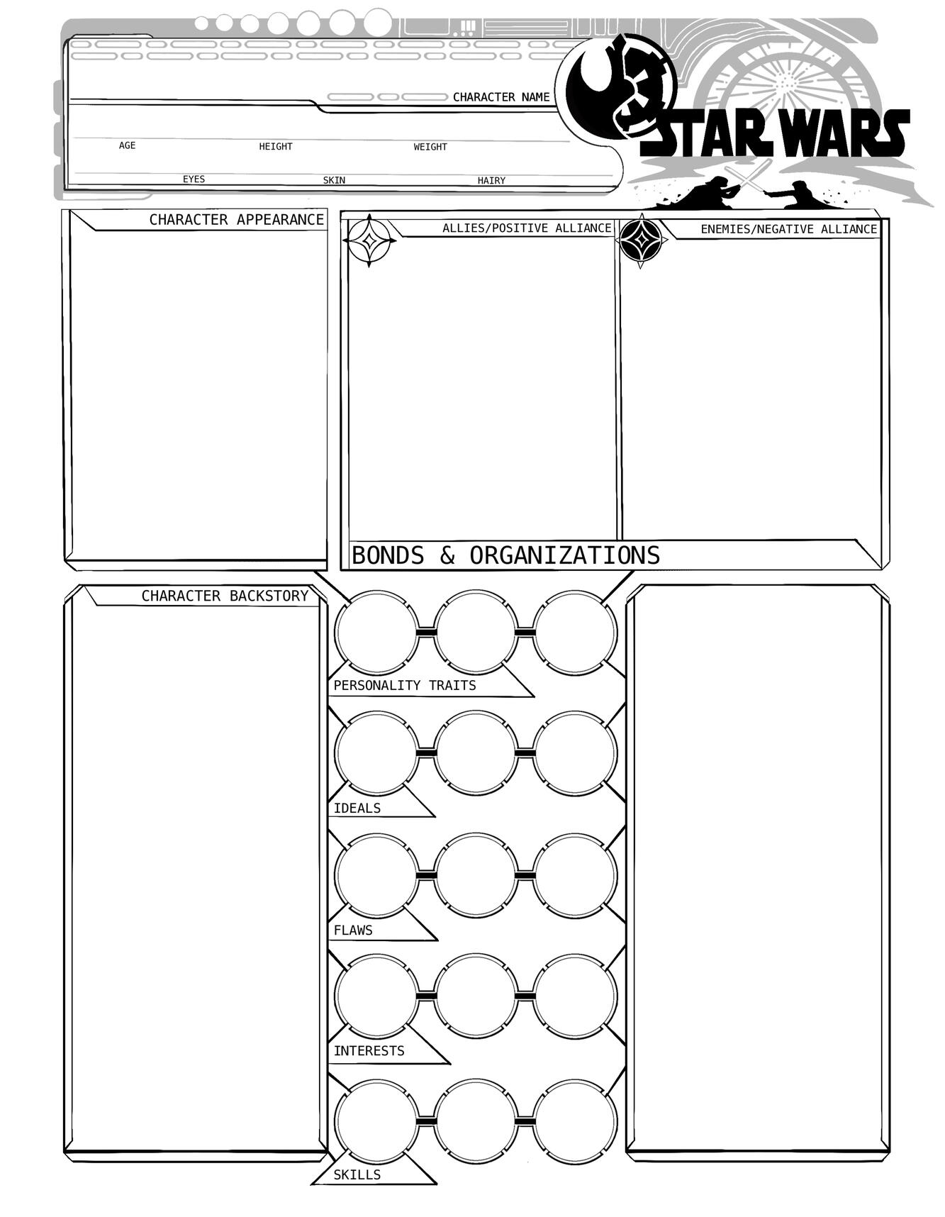 D&D Character Creation as Star Wars (pg2)
