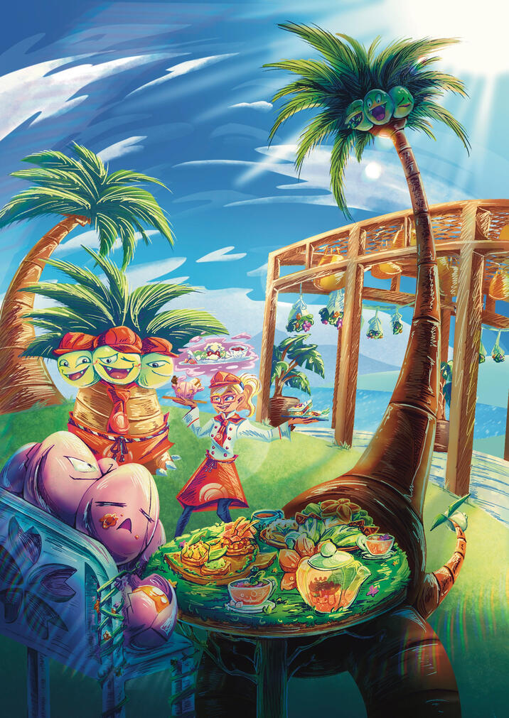 Exeggcutor for Overgrow Zine